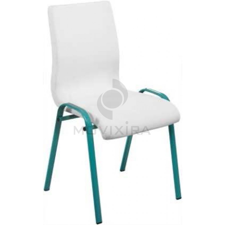 Cadeira de 4 Pés Tubo Oval