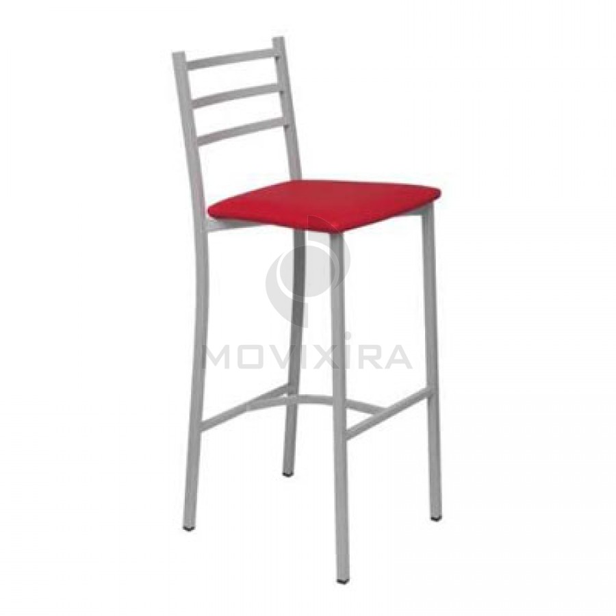 Cadeira Alta de Bar Estofada