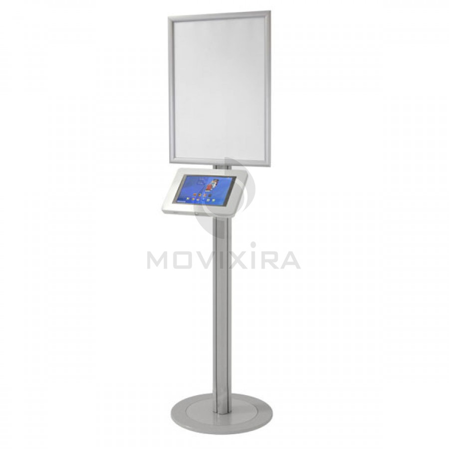 Expositor Informativo com Suporte para Tablet