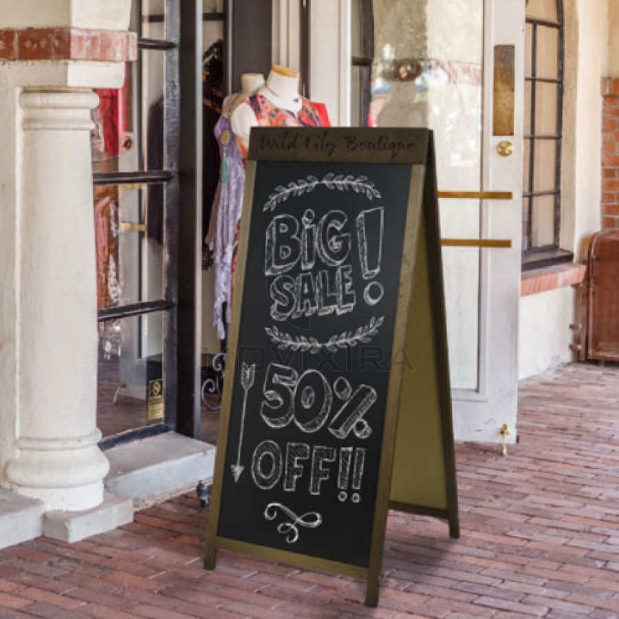 Cavalete com Ardósia - 1600mm(A)