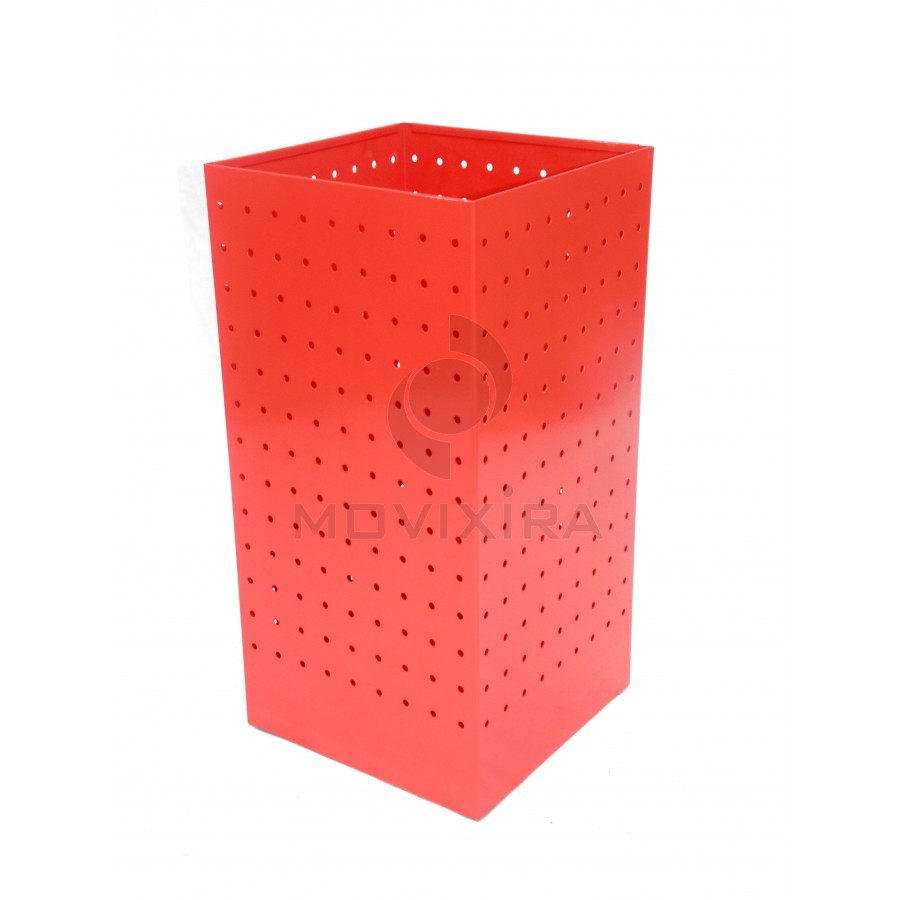Papeleiro Quadrado Perfurado