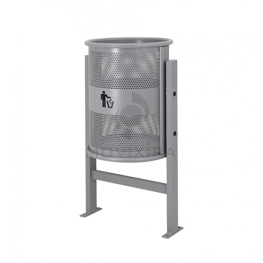 Papeleira de Jardim Zincada