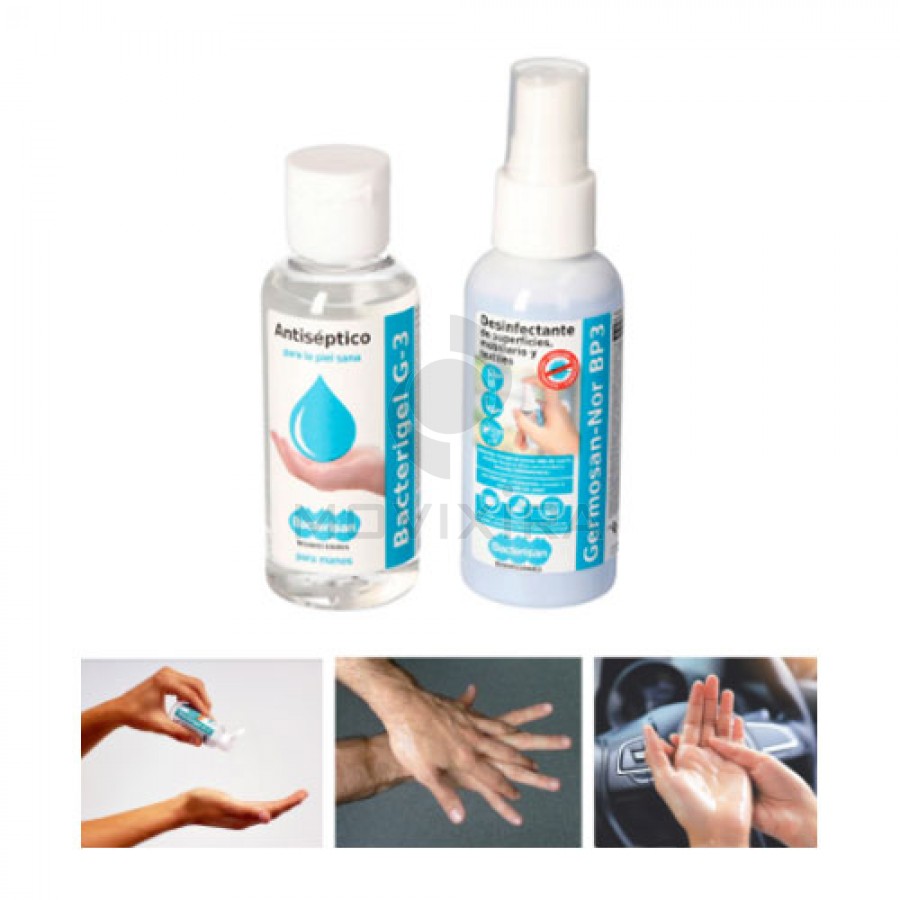 Pack Desinfetante Mãos e Superfícies (60ml)