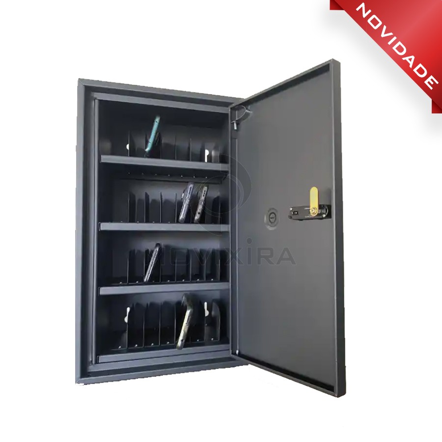 Armário para 32 telemóveis