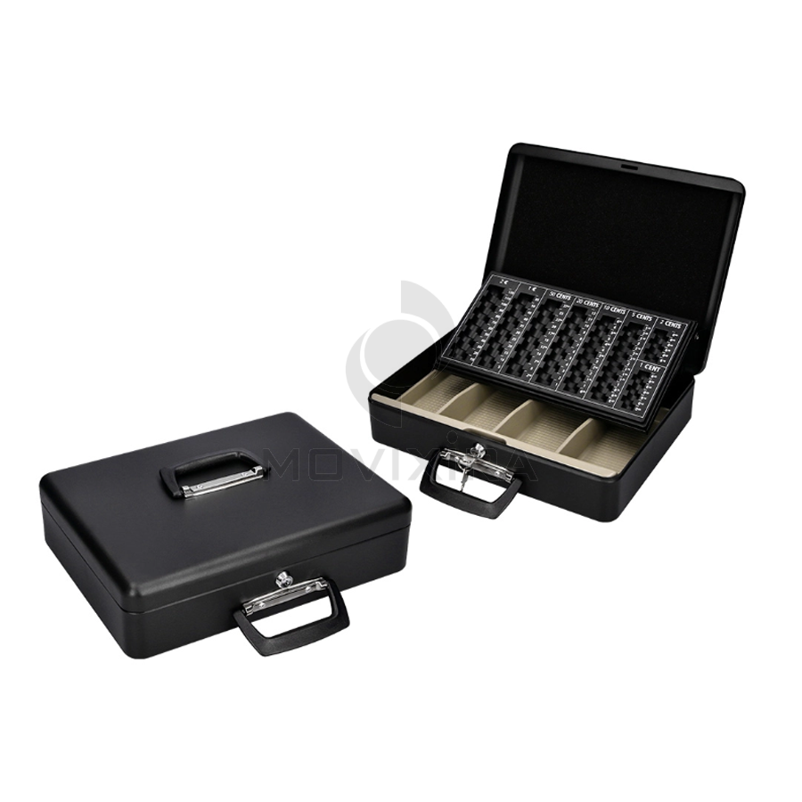 Cofre com Bandeja para Moedas e Notas