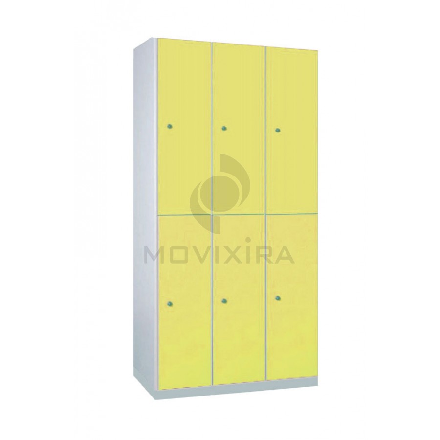 Armário Cacifo 6 portas