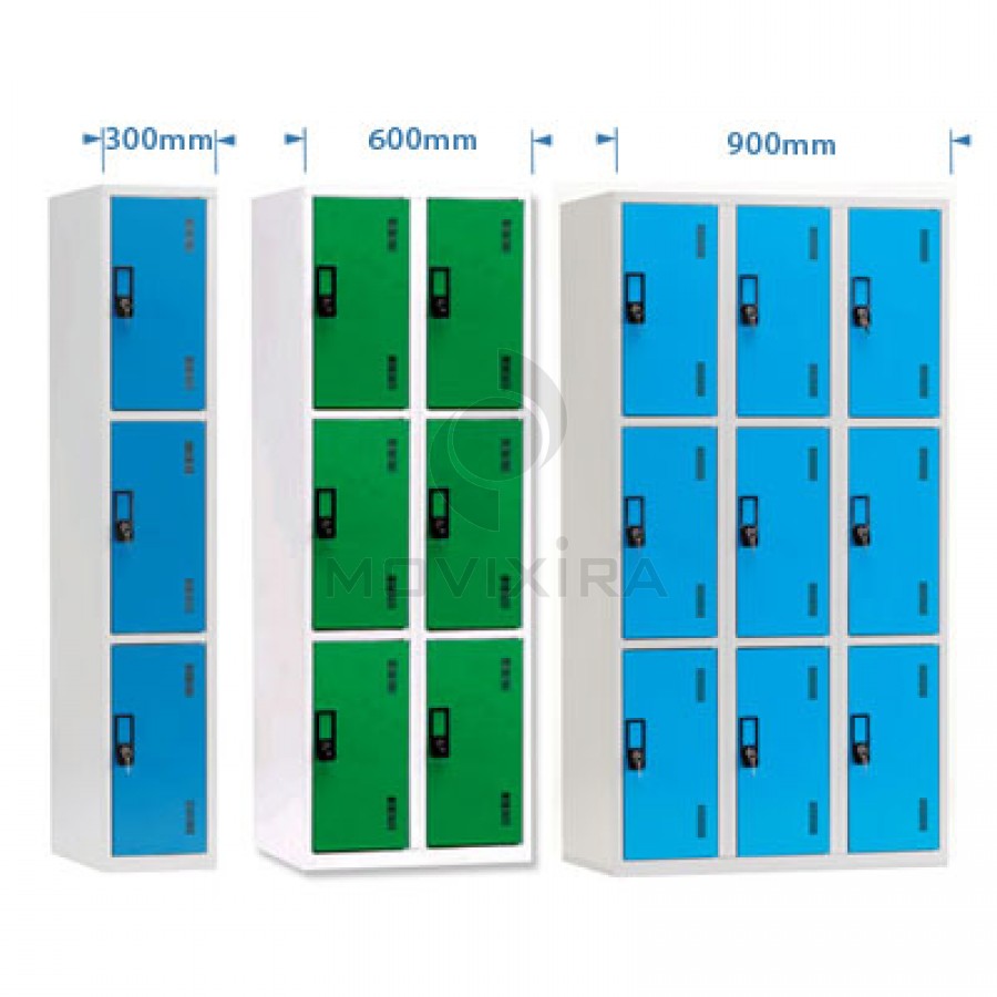 ARMÁRIOS DE 3 - 6 - 9 CACIFOS (1800mm Altura)