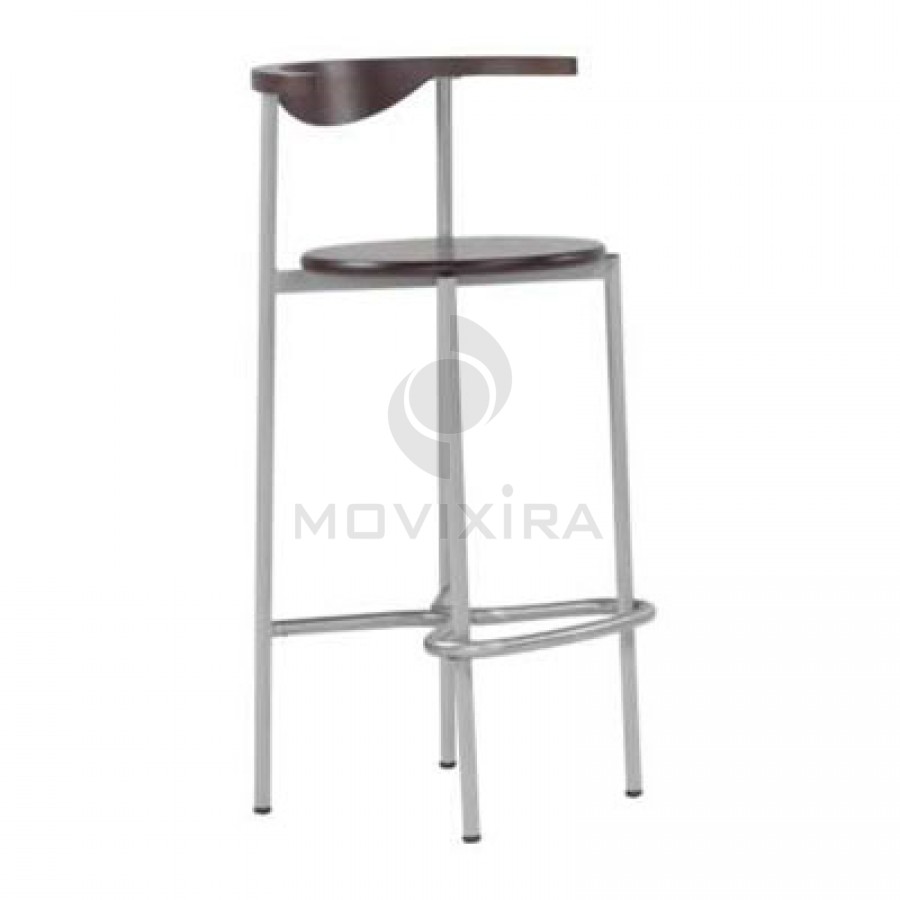 Cadeira Alta de Bar Madeira