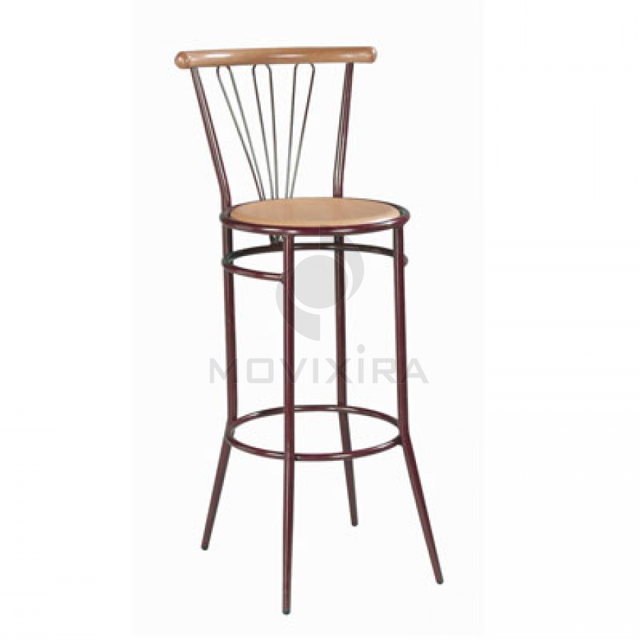 Cadeira Alta de Bar Madeira