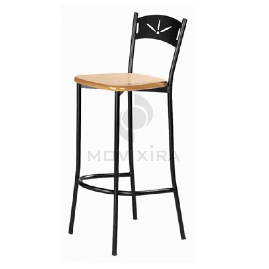 Cadeira Alta de Bar Madeira
