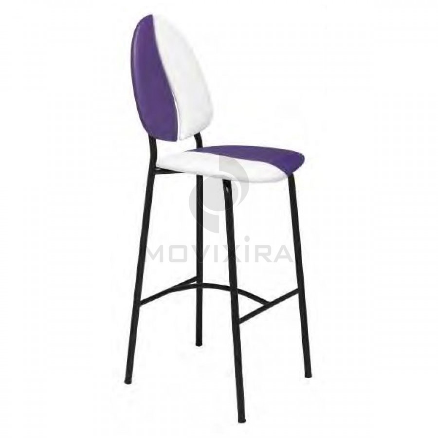 Cadeira Alta de Bar Estofada