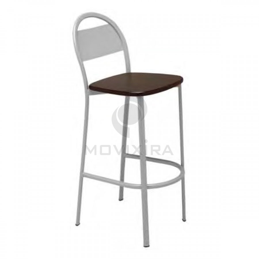 Cadeira Alta de Bar Madeira