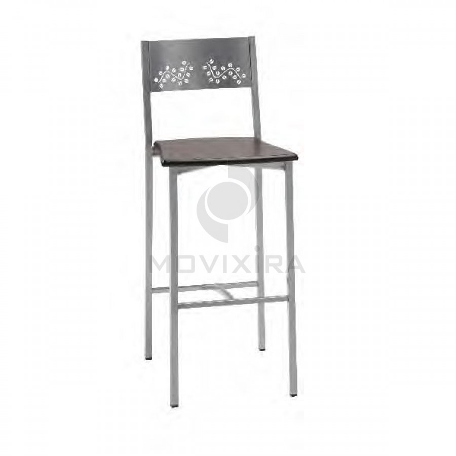 Cadeira Alta de Bar Madeira