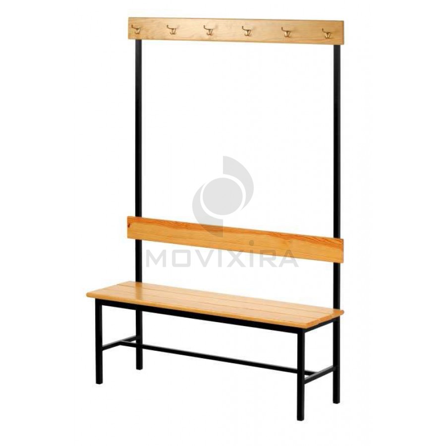 Banco em Madeira com Cabides