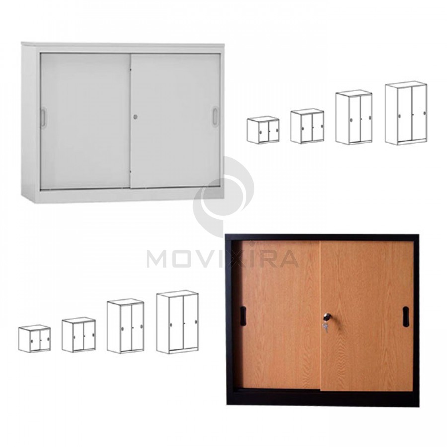 Armário Portas de Correr Chapa ou Melamina