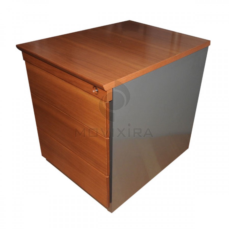 Bloco de 3 Gavetas Melamina ou Madeira 