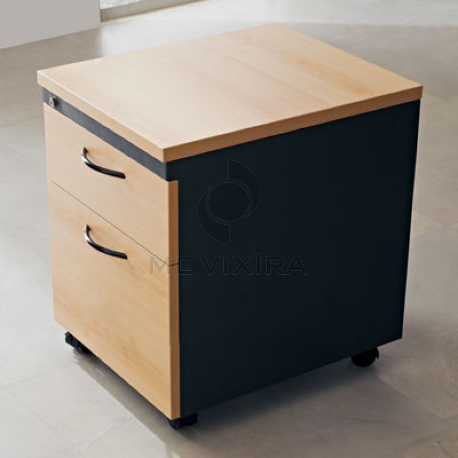 Bloco de 2 Gavetas em Melamina Económica