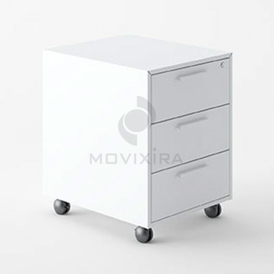 Bloco de 3 Gavetas Metálico Better