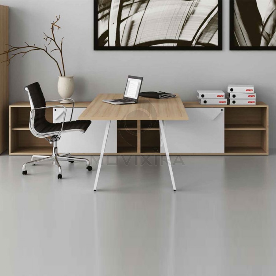 Secretária com 2 Armários Endow X