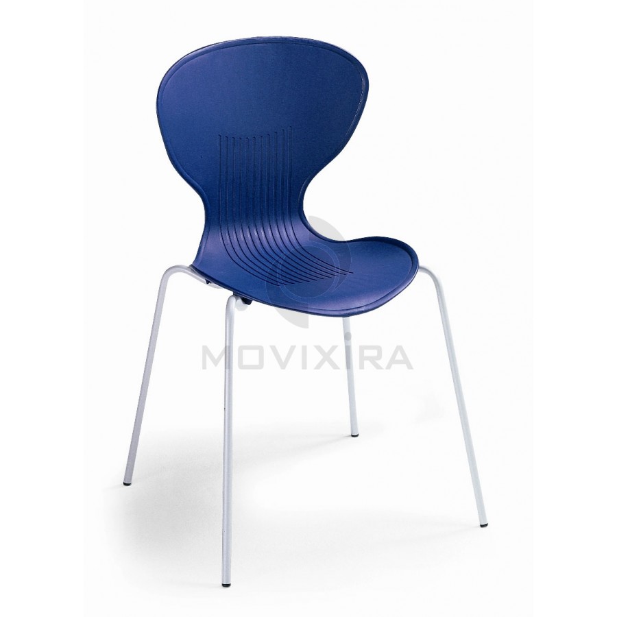 Cadeira de 4 Pés Tubo Redondo