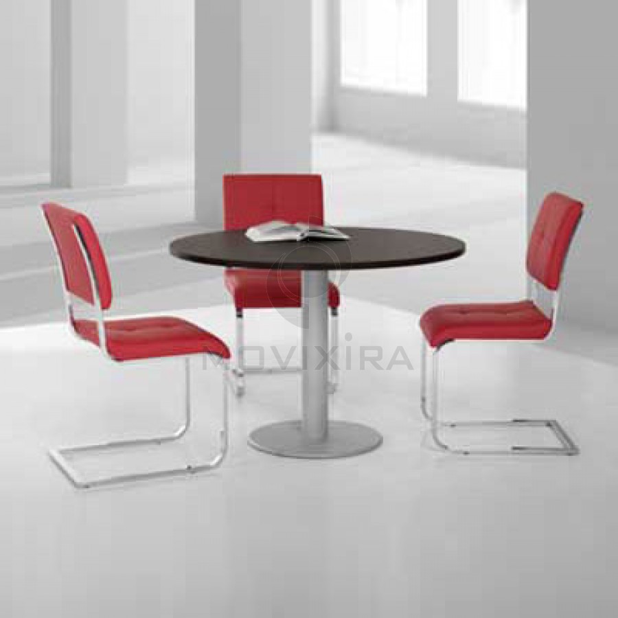 Mesa Redonda em Melamina