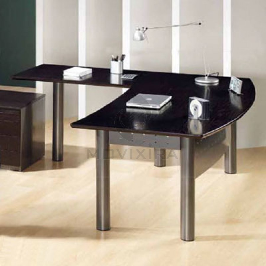 Secretária Colónia em Madeira com Alonga