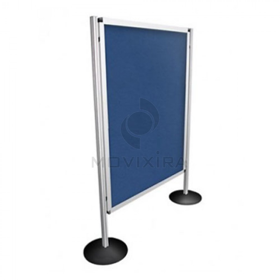 Biombo de Dupla Face em Tecido 