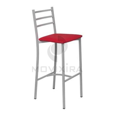 Cadeira Alta de Bar Estofada