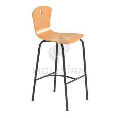 Cadeira Alta de Bar Madeira