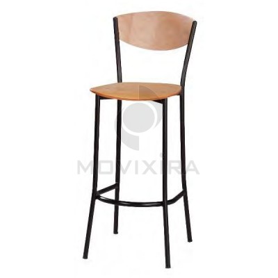 Cadeira Alta de Bar Madeira