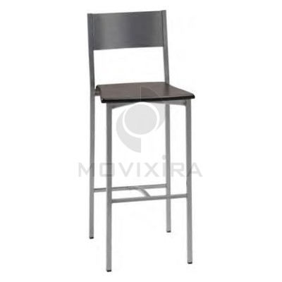 Cadeira Alta de Bar Madeira