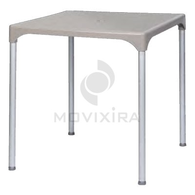 MESA EM PLÁSTICO PARA EXTERIOR