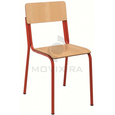 Cadeira de 4 Pés Tubo Redondo