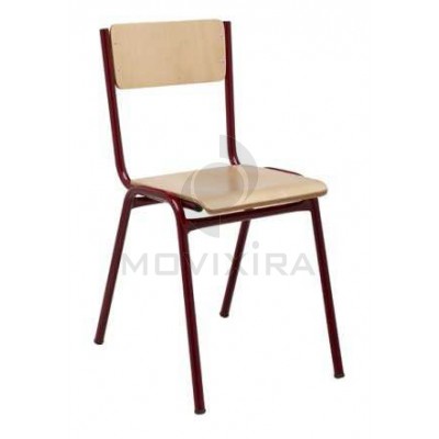 Cadeira de 4 Pés Tubo Redondo