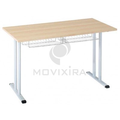 Mesa Dupla com Sub-Tampo em Arame