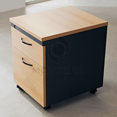 Bloco de 2 Gavetas em Melamina Económica