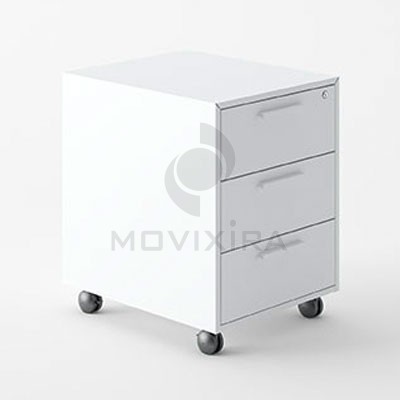 Bloco de 3 Gavetas Metálico Better