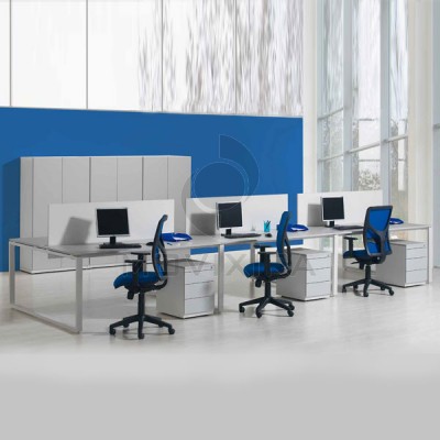 Ilha de 6 Postos Better Pé Fechado